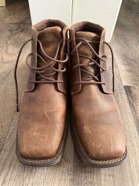 Durango Men's Brown Leather Chukka Boots
